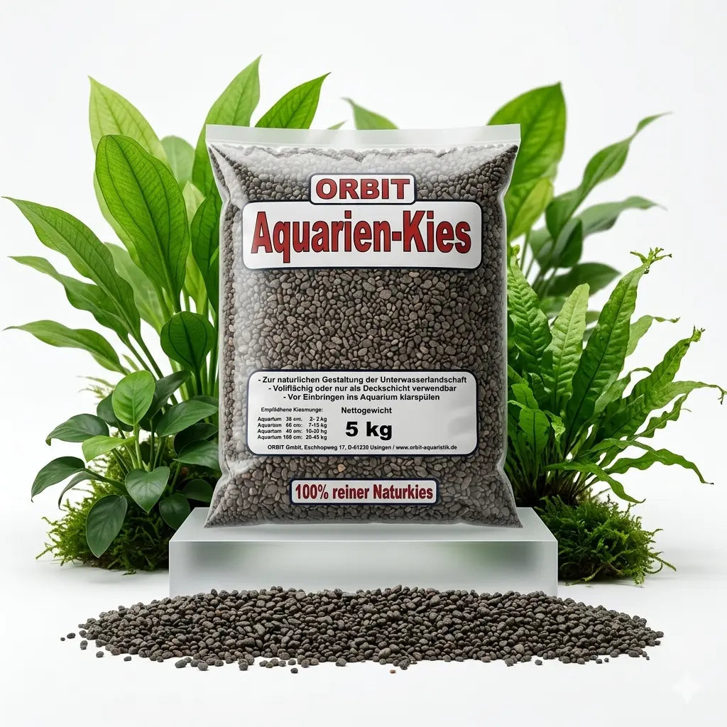 Naturkies Black 3-5 mm - AS+ AquaTimo