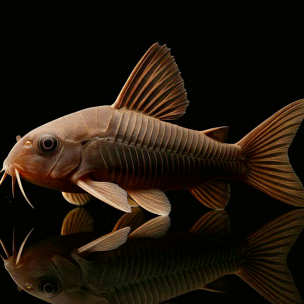 Corydoras aeneus "Black" - Schwarzer Metallpanzerwels