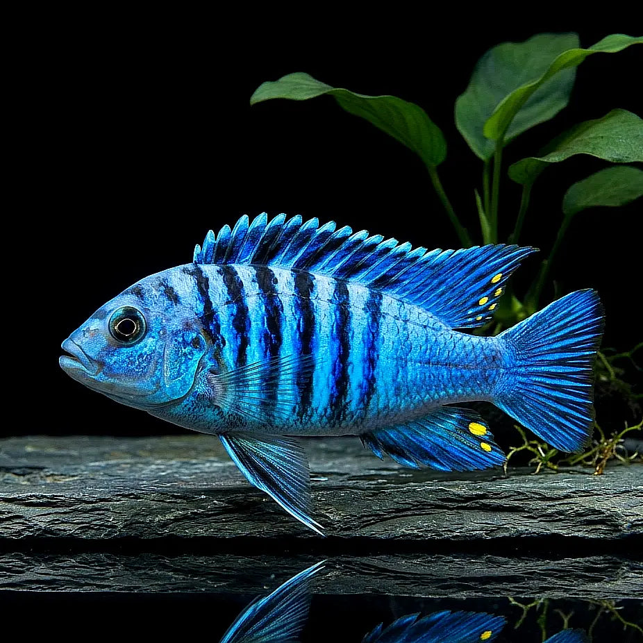 Labidochromis sp. "Chisumulae" – Der strahlend blaue Edelstein aus dem Malawisee AquaTimo