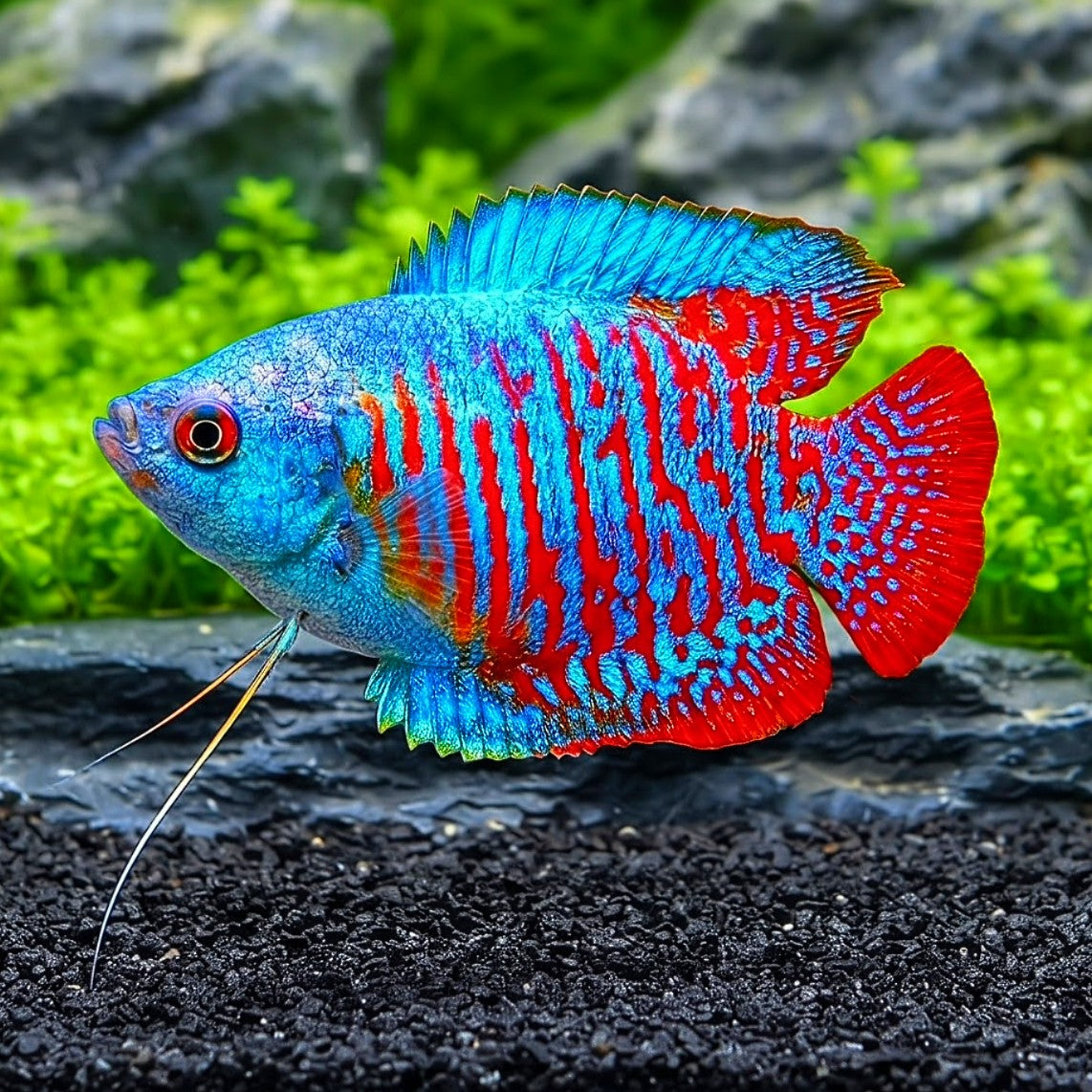 Colisa lalia 💙❤️ (Zwergfadenfisch) Fadenfisch