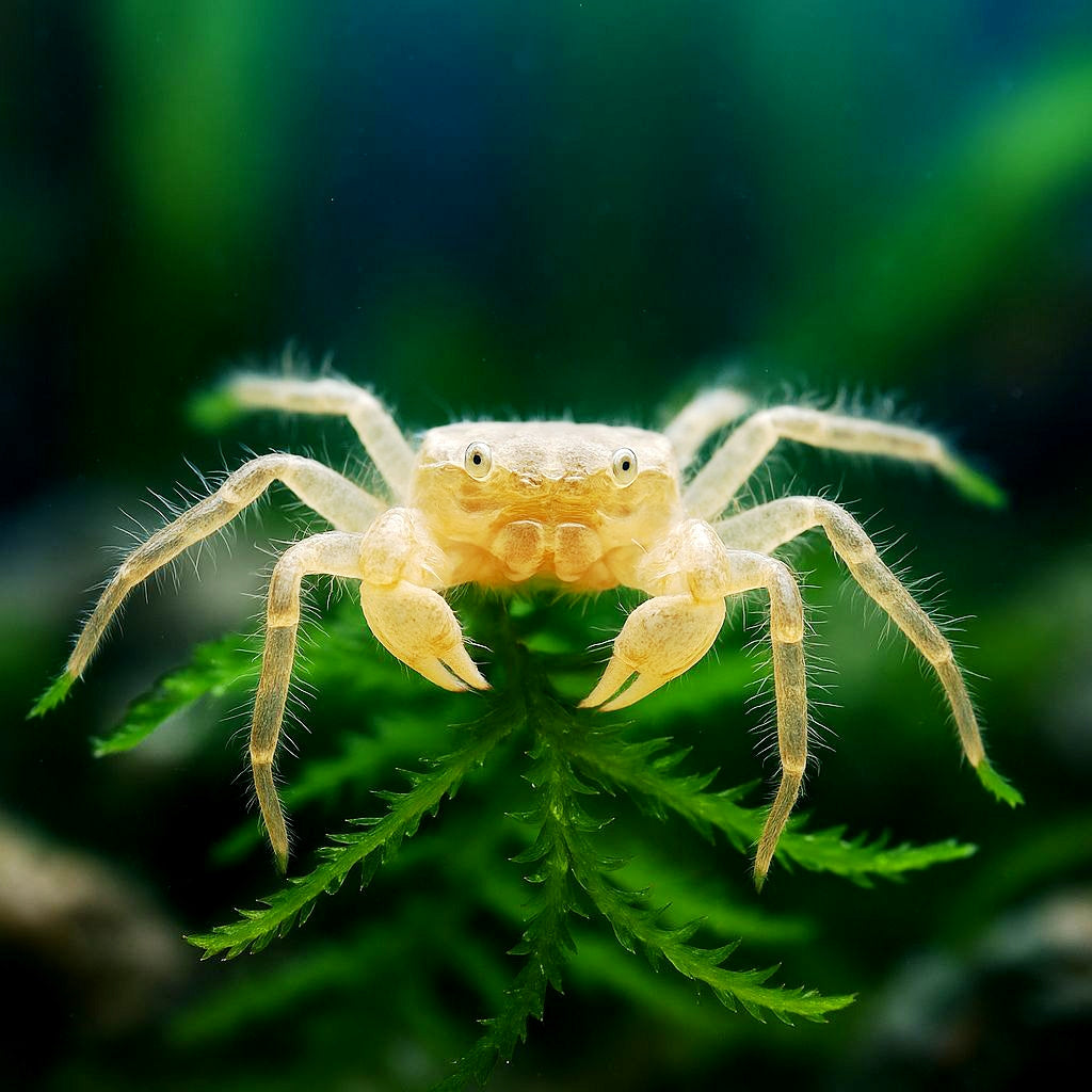 Microkrabbe – Limnopilos naiyanetri 🦀🌿