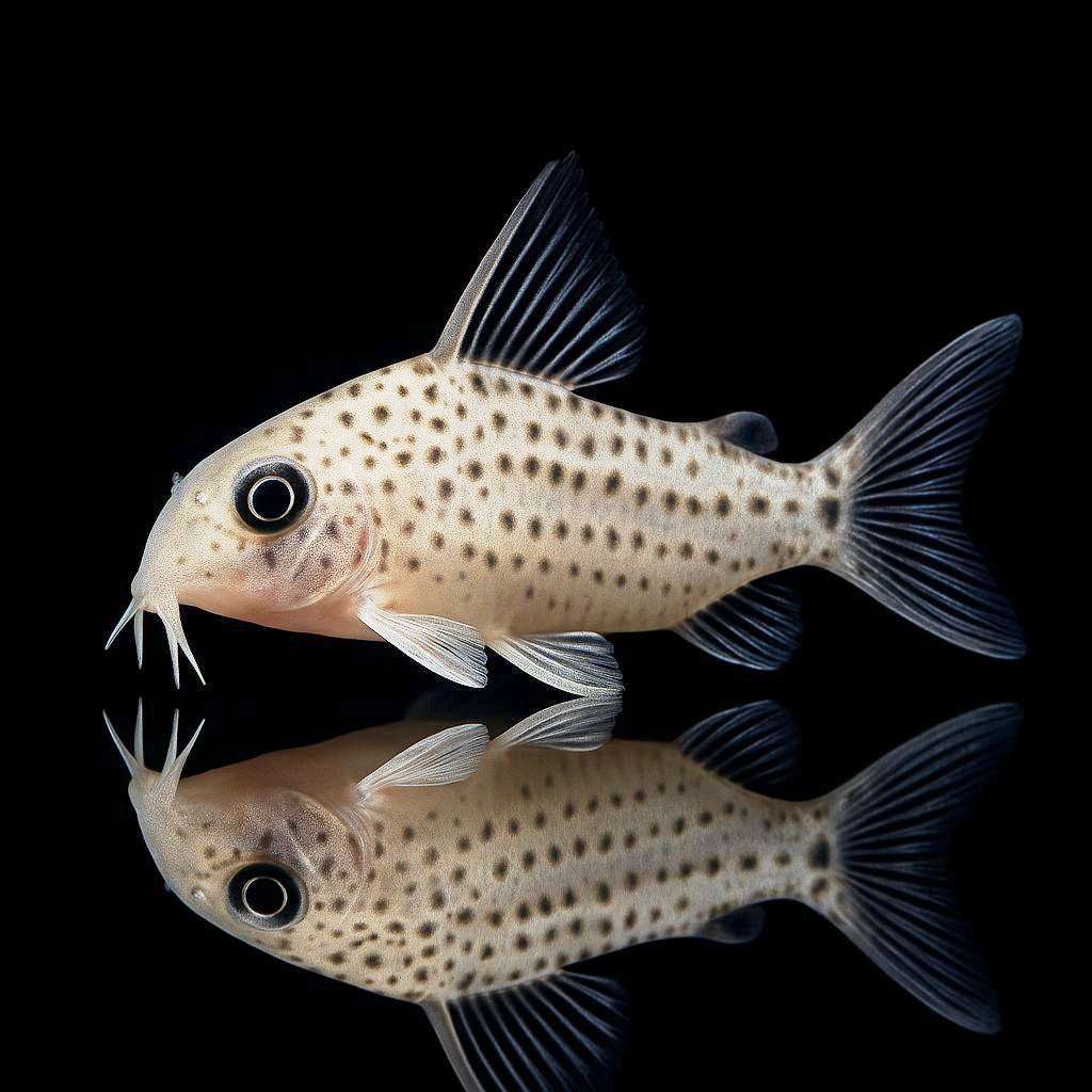 Fleckpanzerwels – Hoplisoma atropersonatum 🐠🖤