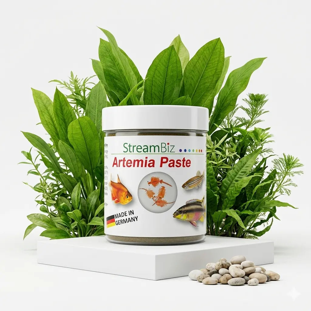 StreamBiz Artemia Paste – Hochwertiges Fischfutter für kräftige Farben & gesundes Wachstum - AS+ AquaTimo