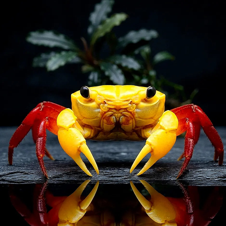 Vampirkrabbe „Yellow Witcher“ - Lepidothelphusa sp. AquaTimo