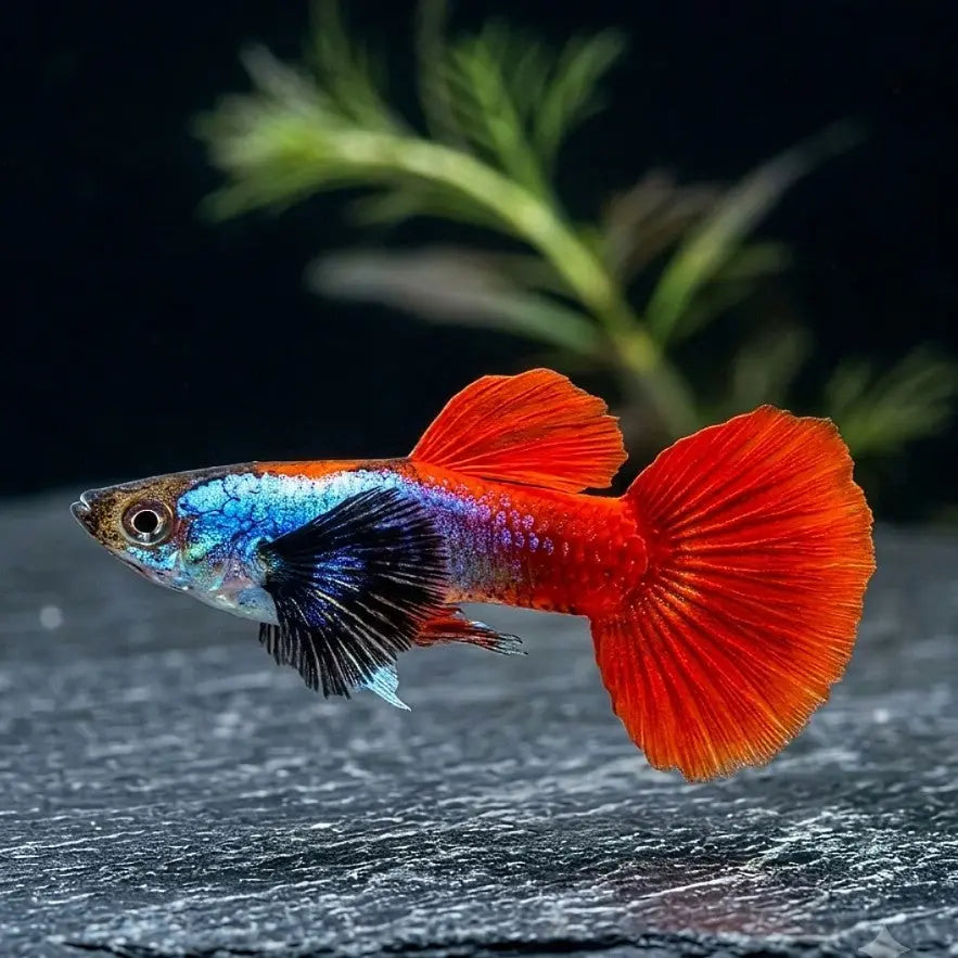 Hochzucht-Guppy – ❤️ Red Dumbo AquaTimo