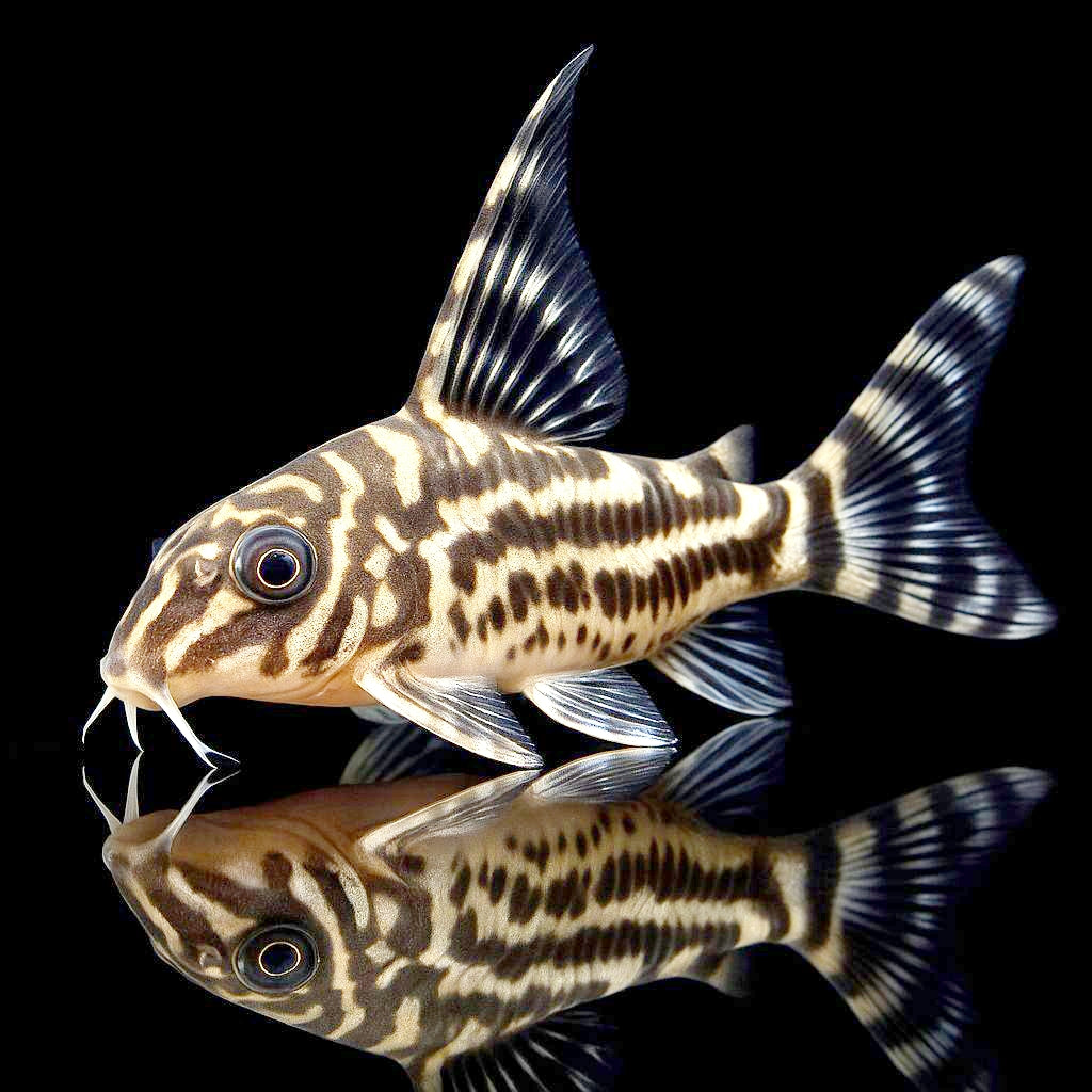 Corydoras sp. CW111 "Zebrina" – der elegante Zebra-Panzerwels mit hoher Rückenflosse 🐟⚡