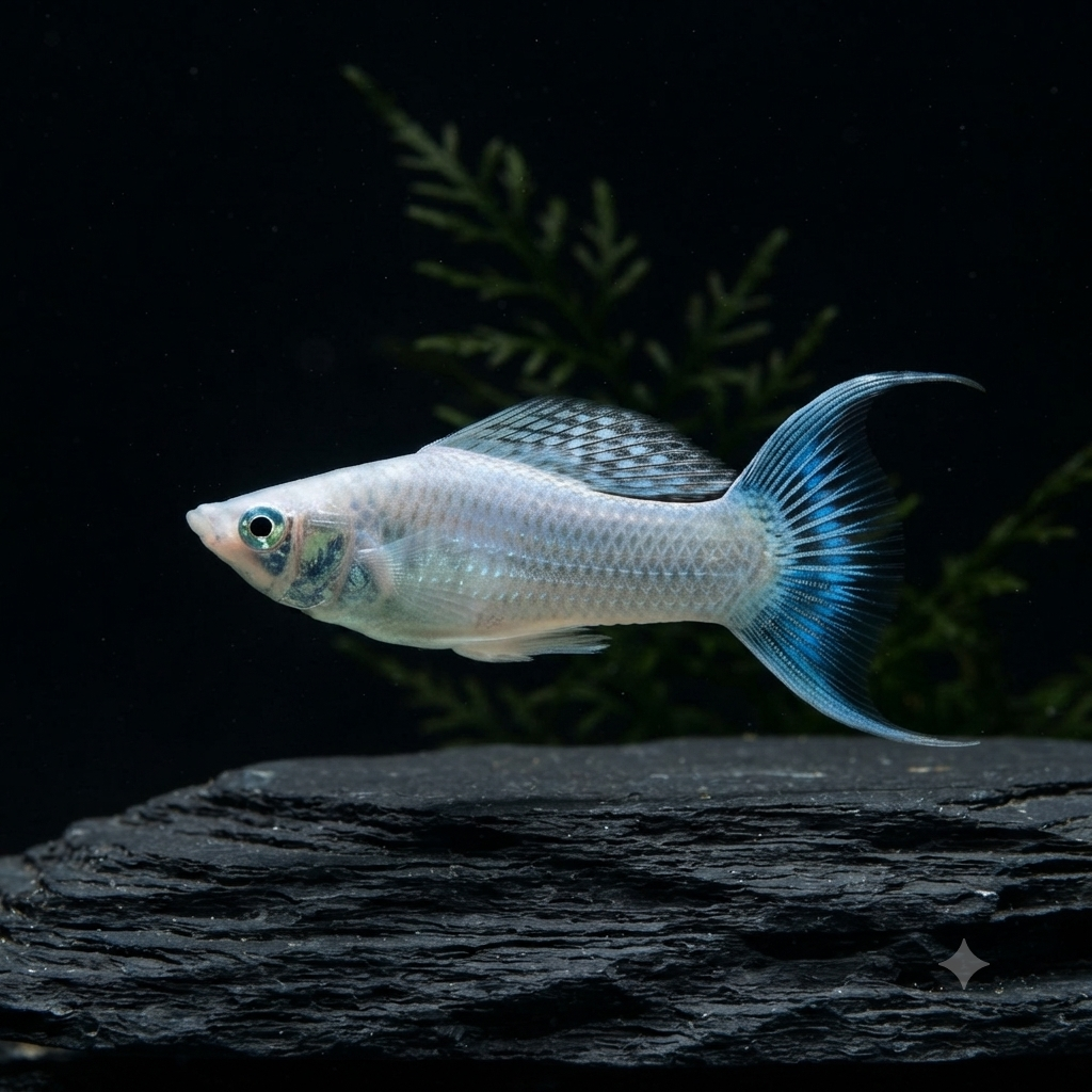 Molly Silbermolly – 🤍 Eleganter Glanz für dein Aquarium