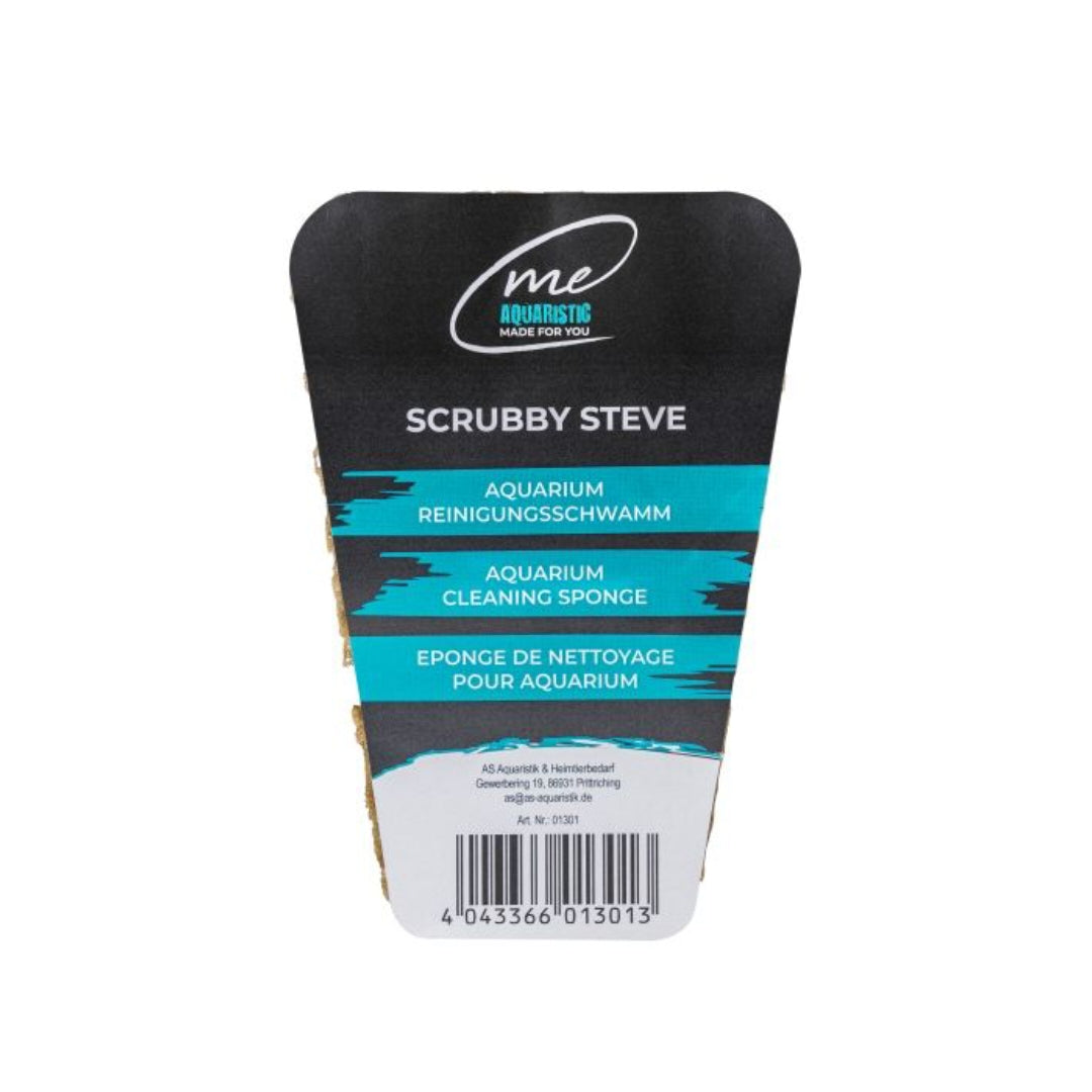 Me Scrubby Steve – Der ultimative Reinigungsschwamm für Dein Aquarium - AS+