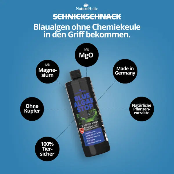 NatureHolic Blue Algae Stop: Schluss mit Blaualgen in deinem Aquarium AquaTimo