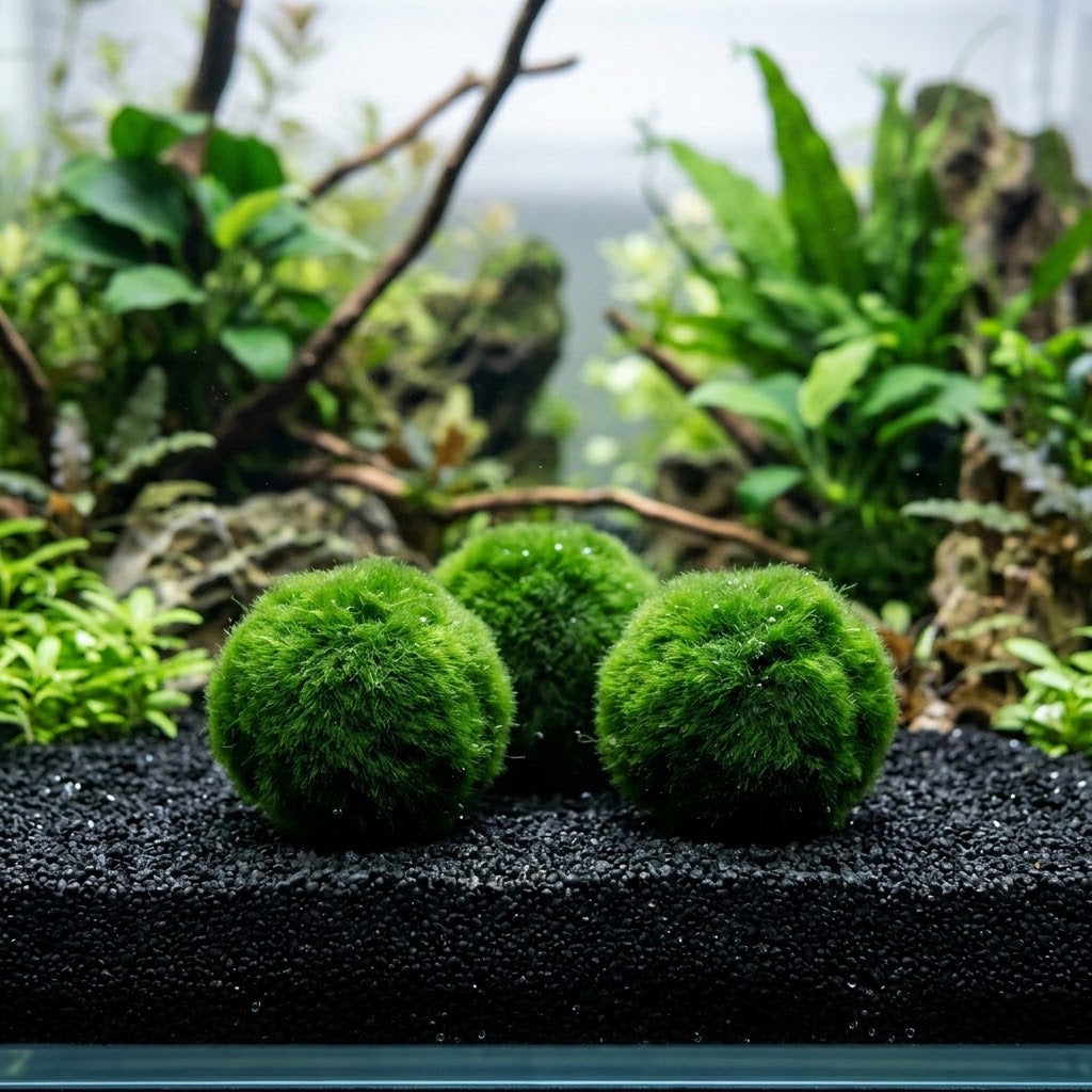 Mooskugeln - Aegagropila linnaei, 3 Stück / Dennerle-Plants