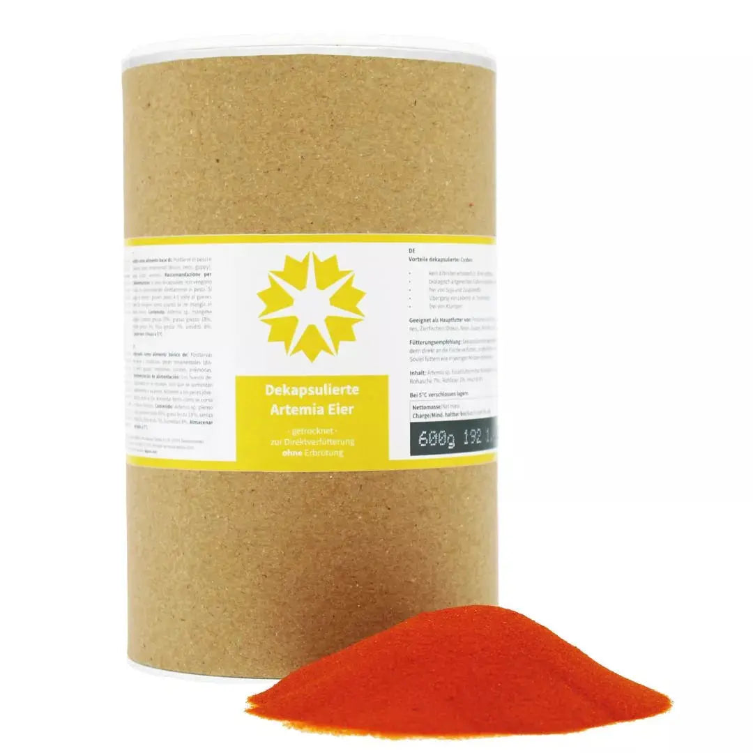 Algova Entkapselte Artemia Eier: Natürliches Power-Futter für Deine Aquarienbewohner 🐠🦐 algova