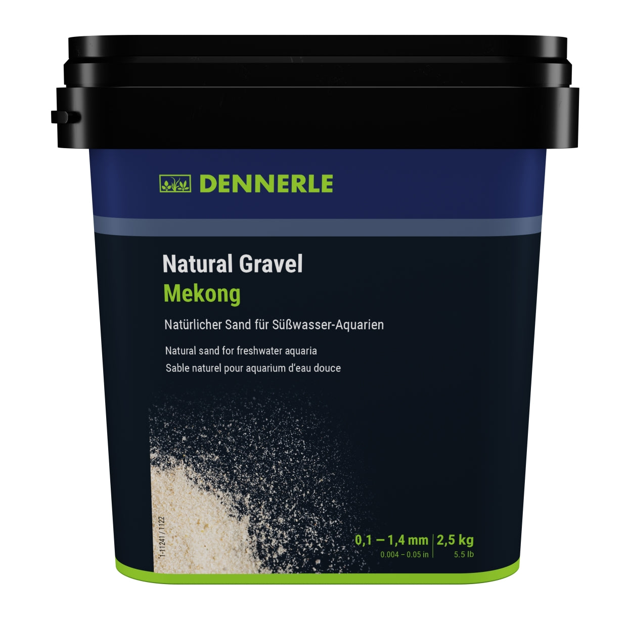 Dennerle Natural Gravel Mekong, 0,1-0,6 mm, 2,5 kg - AS+