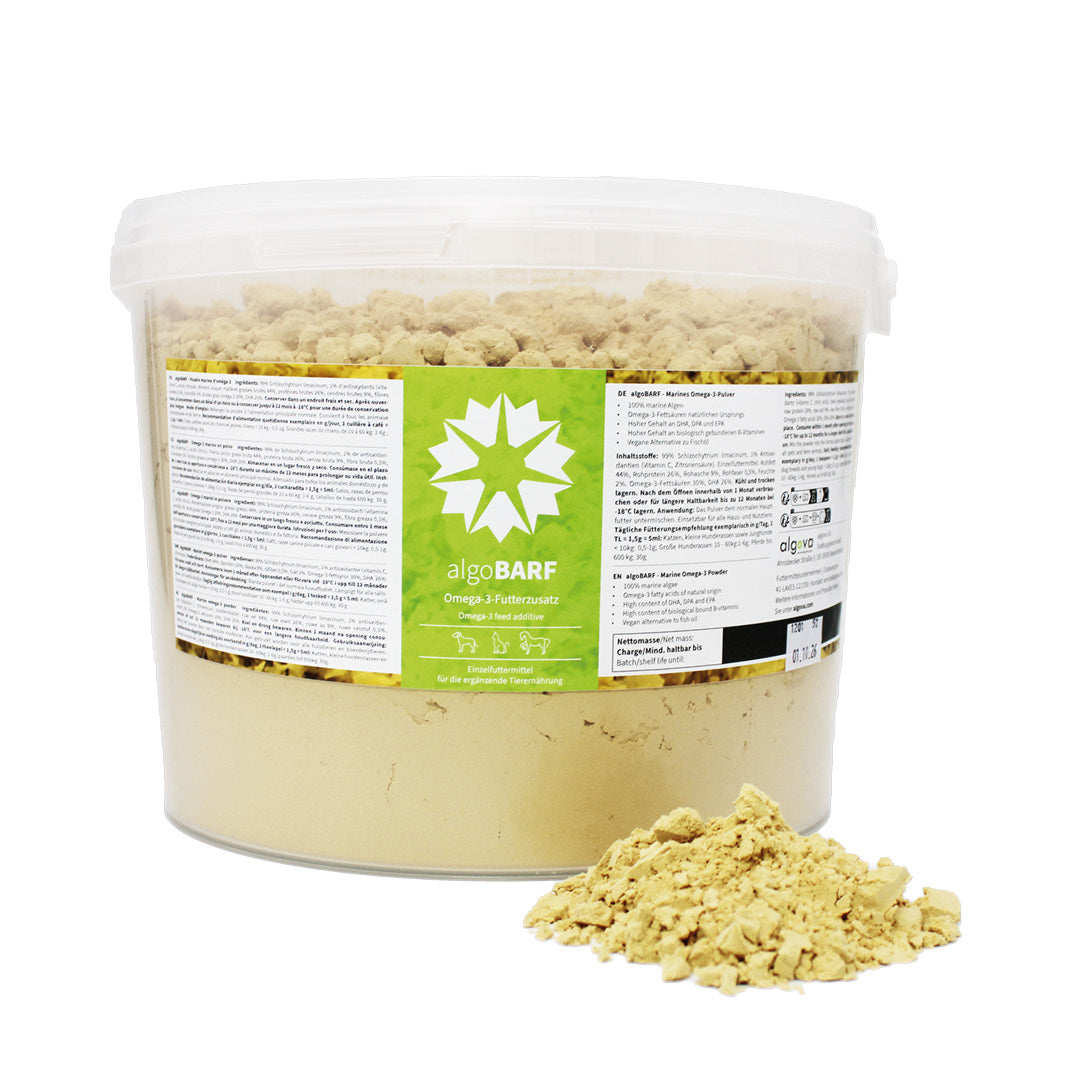 Algova algoBARF: Omega-3-Power aus Pflanzen – Die nachhaltige Alternative zu Fischöl! 💚