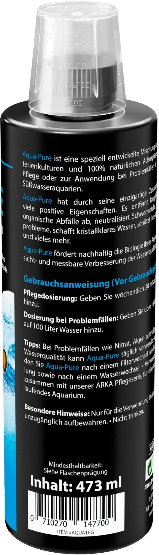ARKA Aqua-Pure: Das Ultimative Flüssige Filtermedium für Kristallklares Süßwasser 💧🌱  - AS+ AquaTimo