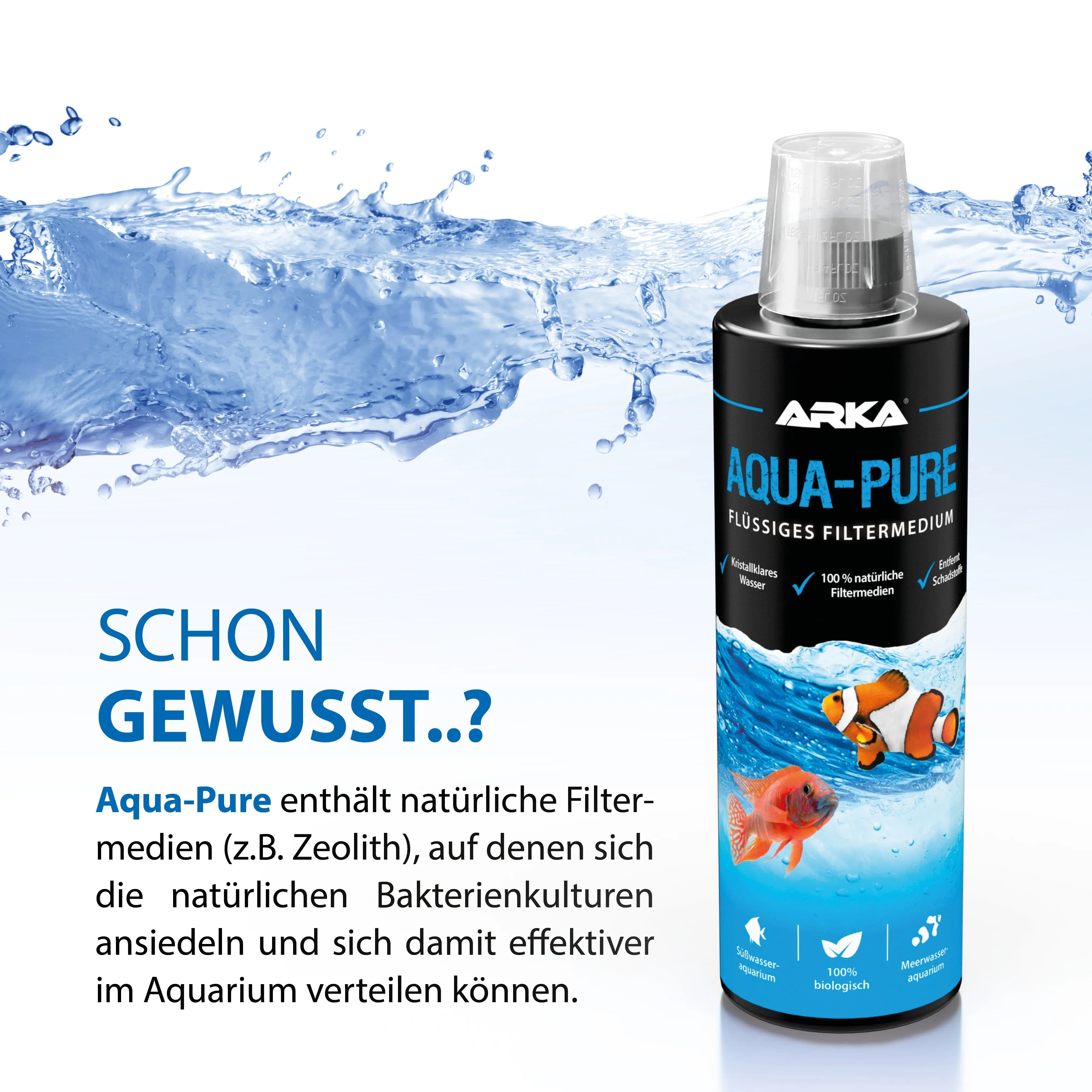 ARKA Aqua-Pure: Das Ultimative Flüssige Filtermedium für Kristallklares Süßwasser 💧🌱  - AS+ AquaTimo