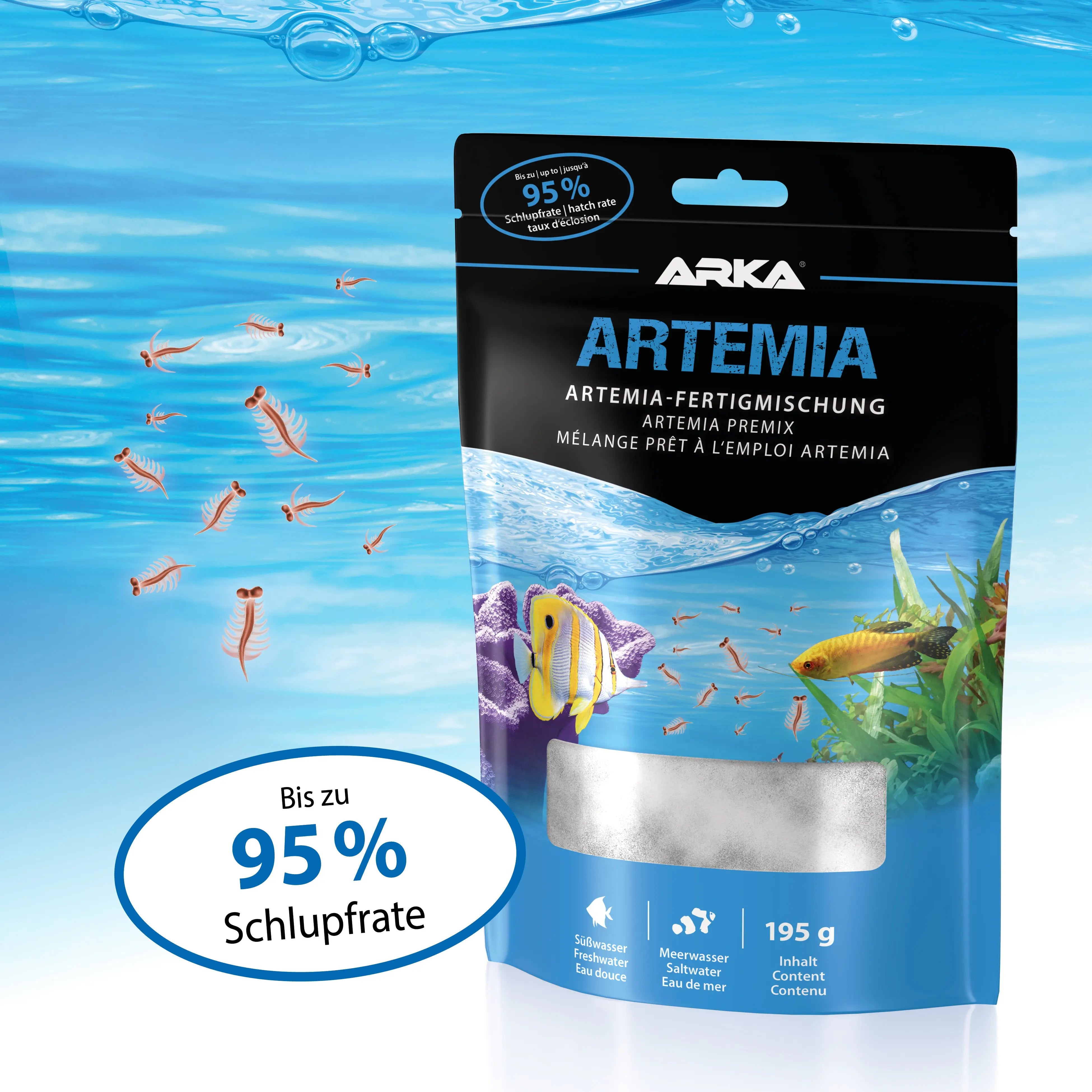 ARKA Artemia (195g) – Die Premium Fertigmischung für Nährstoffreiches Lebendfutter 🚀 - AS+ AquaTimo