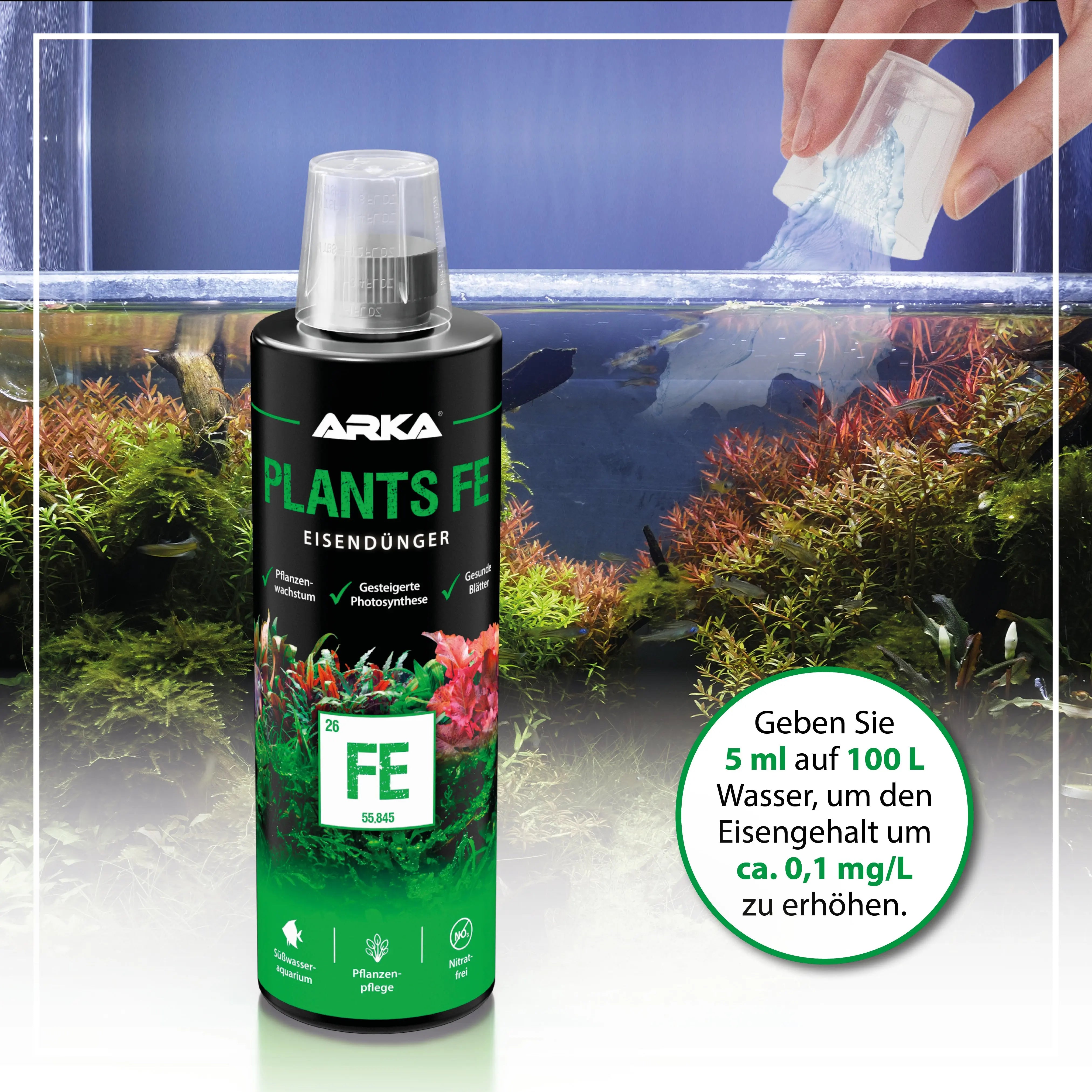ARKA Plants FE: Der Spezial-Eisen-Dünger für vitale Süßwasser-Aquarien