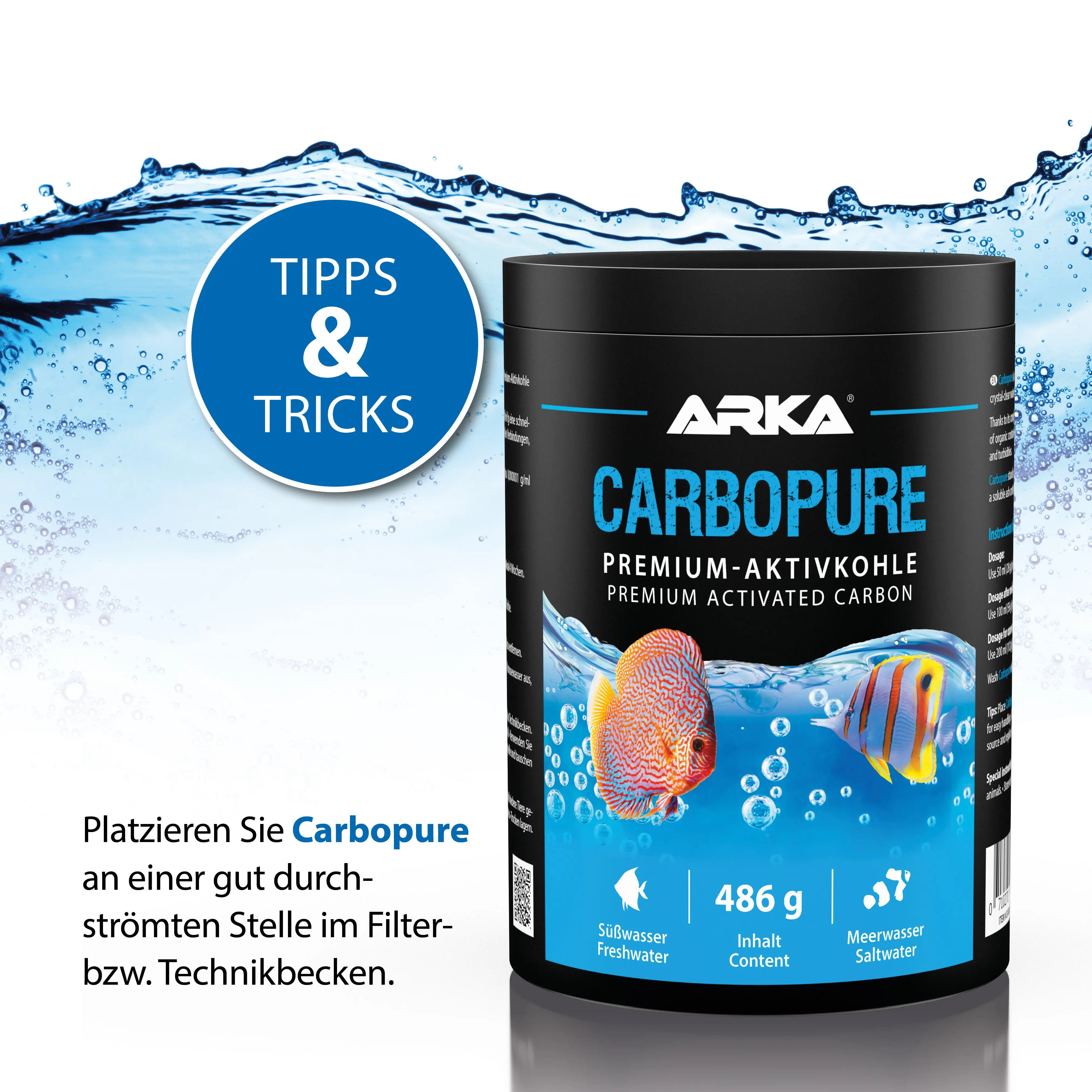 ARKA Carbopure: Premium-Aktivkohle für kristallklares Süßwasser im Aquarium!🐟✨ - AS+ AquaTimo