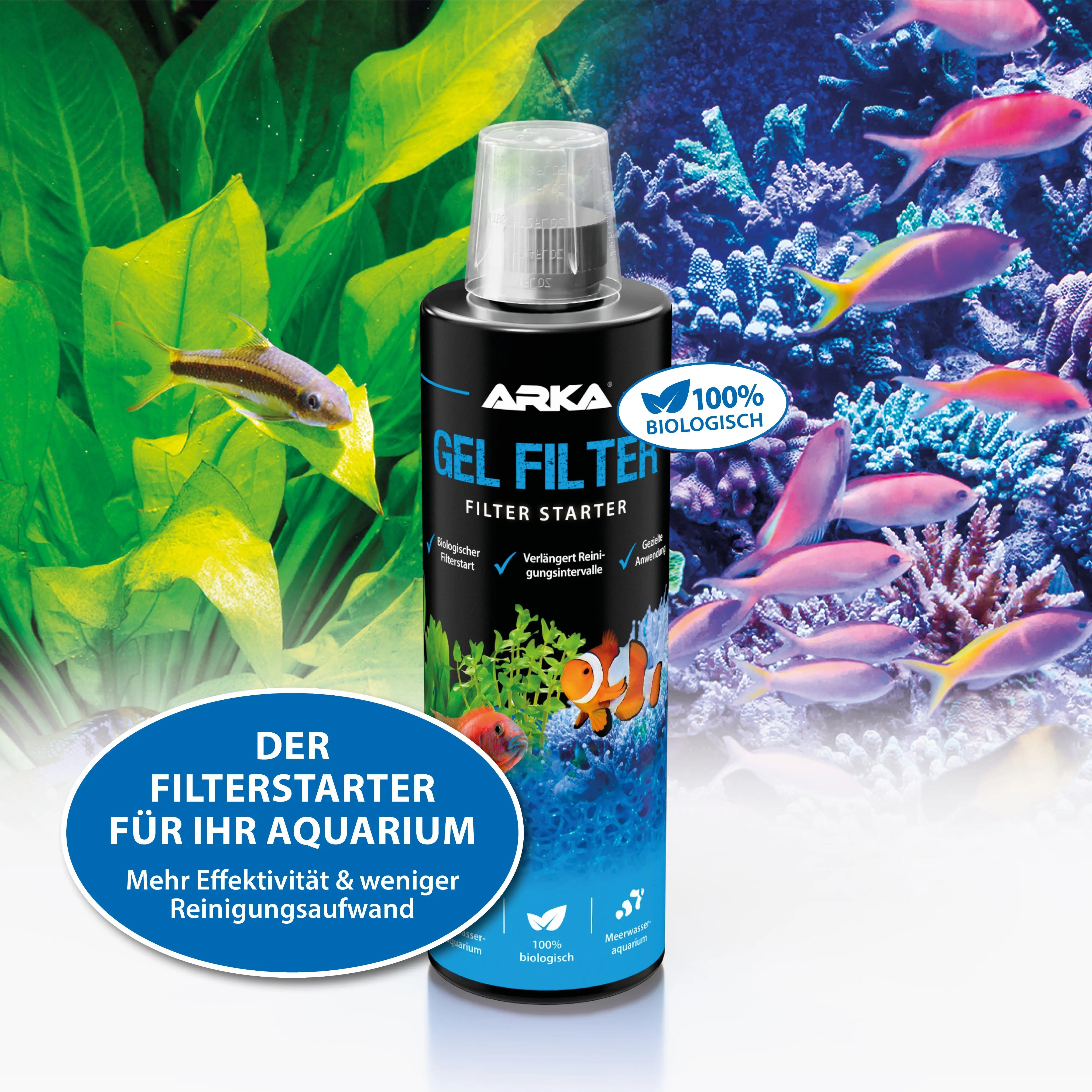 ARKA Gel Filter – Der innovative biologische Filter Starter für maximale Reinigungsintervalle im Süßwasser Aquarium!🚀 - AS+ AquaTimo