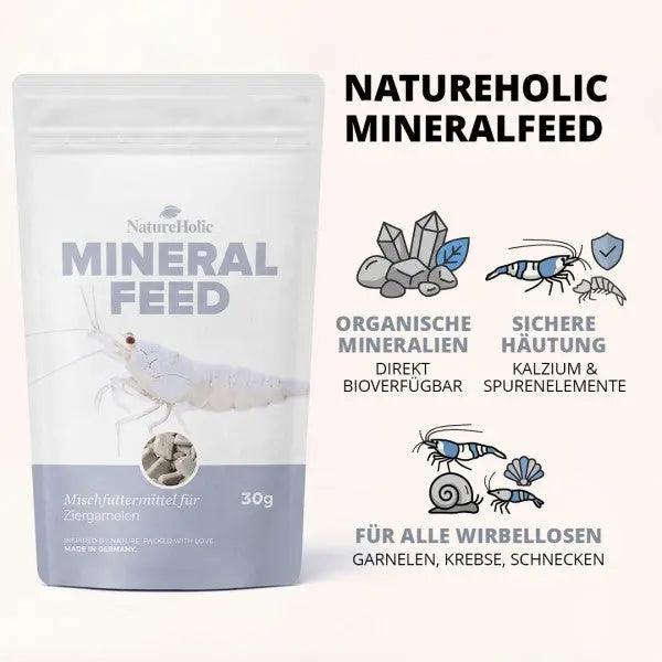NatureHolic Futter-Set: Geballte Power für gesunde Garnelen, Krebse & Schnecken! AquaTimo