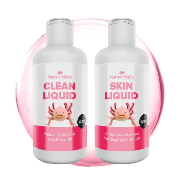 NatureHolic Axolotl Wasserpflege-Set: Doppelte Power für kristallklares Wasser & geschützte Schleimhäute💧🛡️ AquaTimo