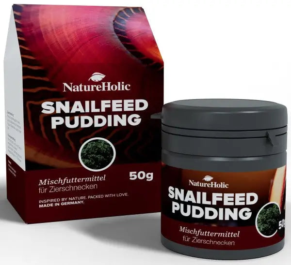 NatureHolic Snailfeed Pudding: Die leckere Futterpaste für gesunde Gehäuse & vitale Aufwuchs fressende Schnecken! 🐌💚 AquaTimo
