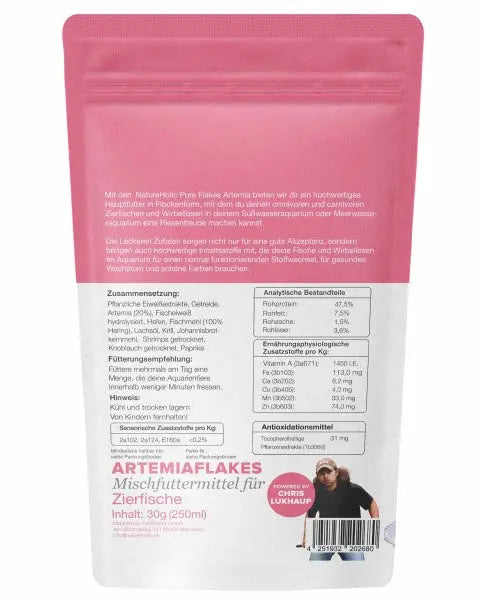 NatureHolic Pure Flakes Artemia: Der hochwertige Flocken-Mix für alle Fische und Wirbellosen 🐟🦞 AquaTimo