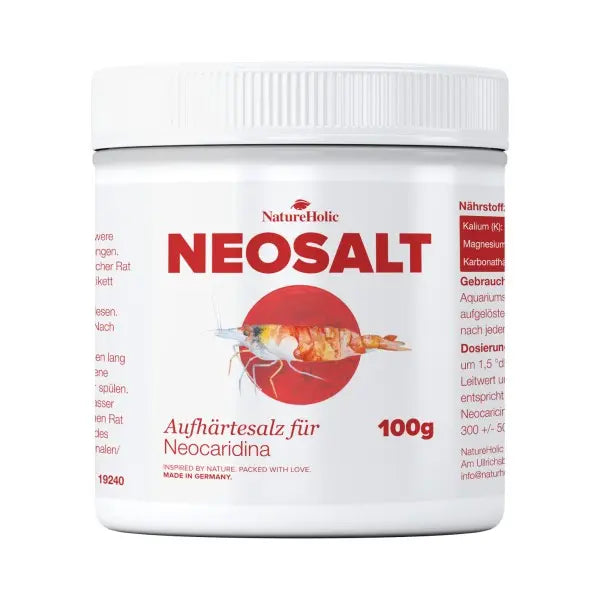 NatureHolic Neosalt Neocaridina: Chloridreduziertes Aufhärtesalz für perfekte Wasserwerte! 💧🦐 AquaTimo