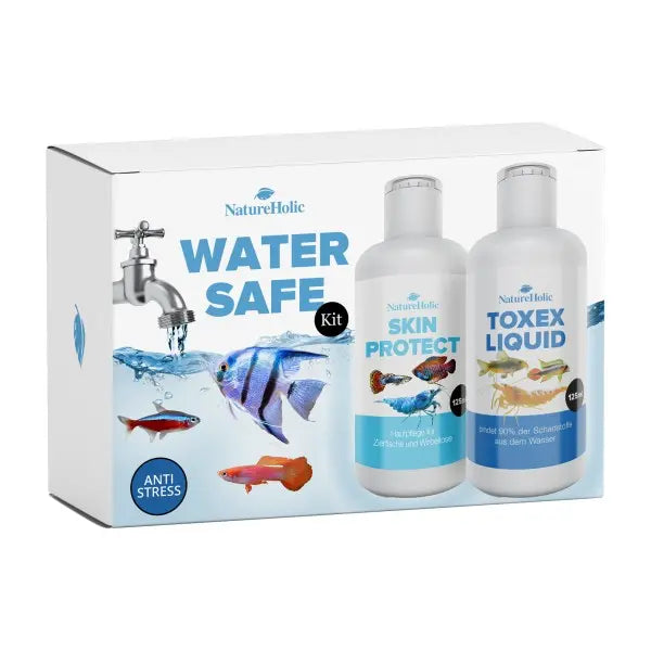 NatureHolic WaterSafe: Dein natürliches 2-Komponenten Set für 100% fischgerechtes Aquarienwasser – ganz ohne Chemie! 🌿💧 AquaTimo