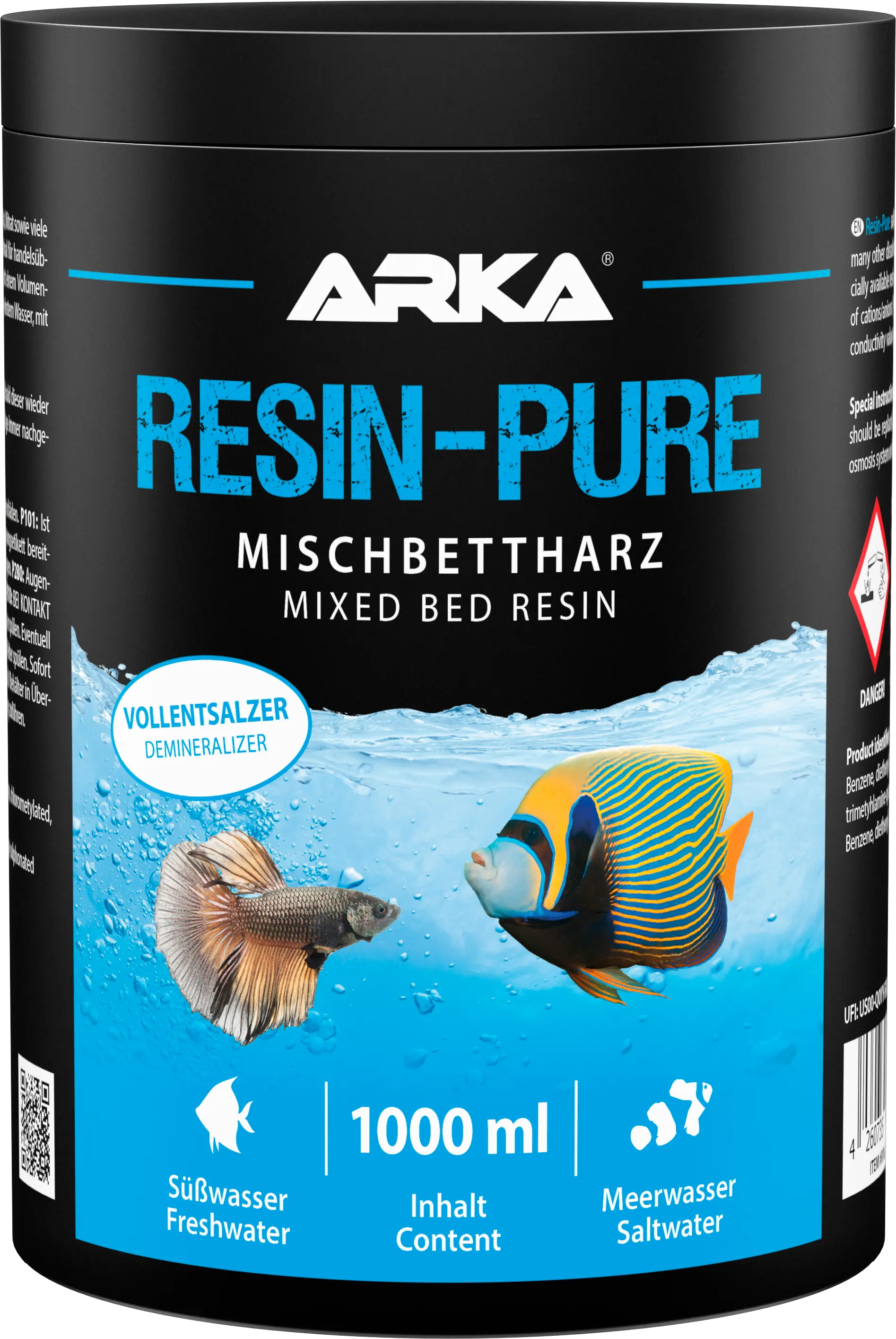 ARKA Resin-Pure Mischbettharz: Der ultimative Vollentsalzer für kristallklares Reinstwasser in Ihrem Süßwasser-Aquarium!💧🐠 - AS+ AquaTimo
