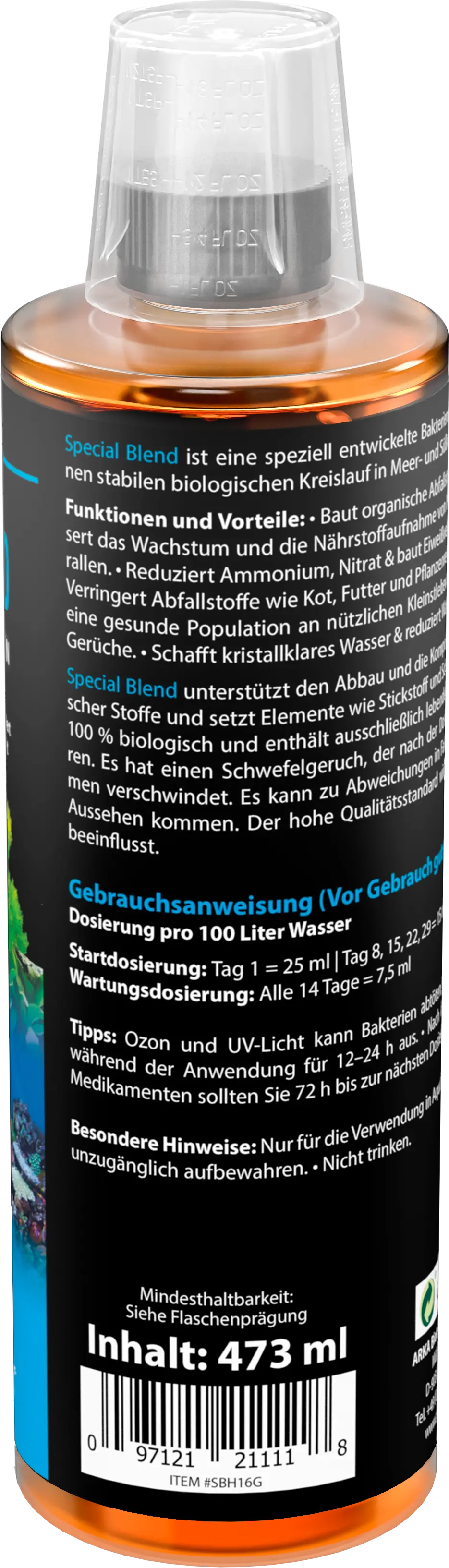 ARKA Special Blend: Die revolutionäre biologische Wasserpflege für Ihr Süßwasser-Aquarium! 💧✨ - AS+ AquaTimo