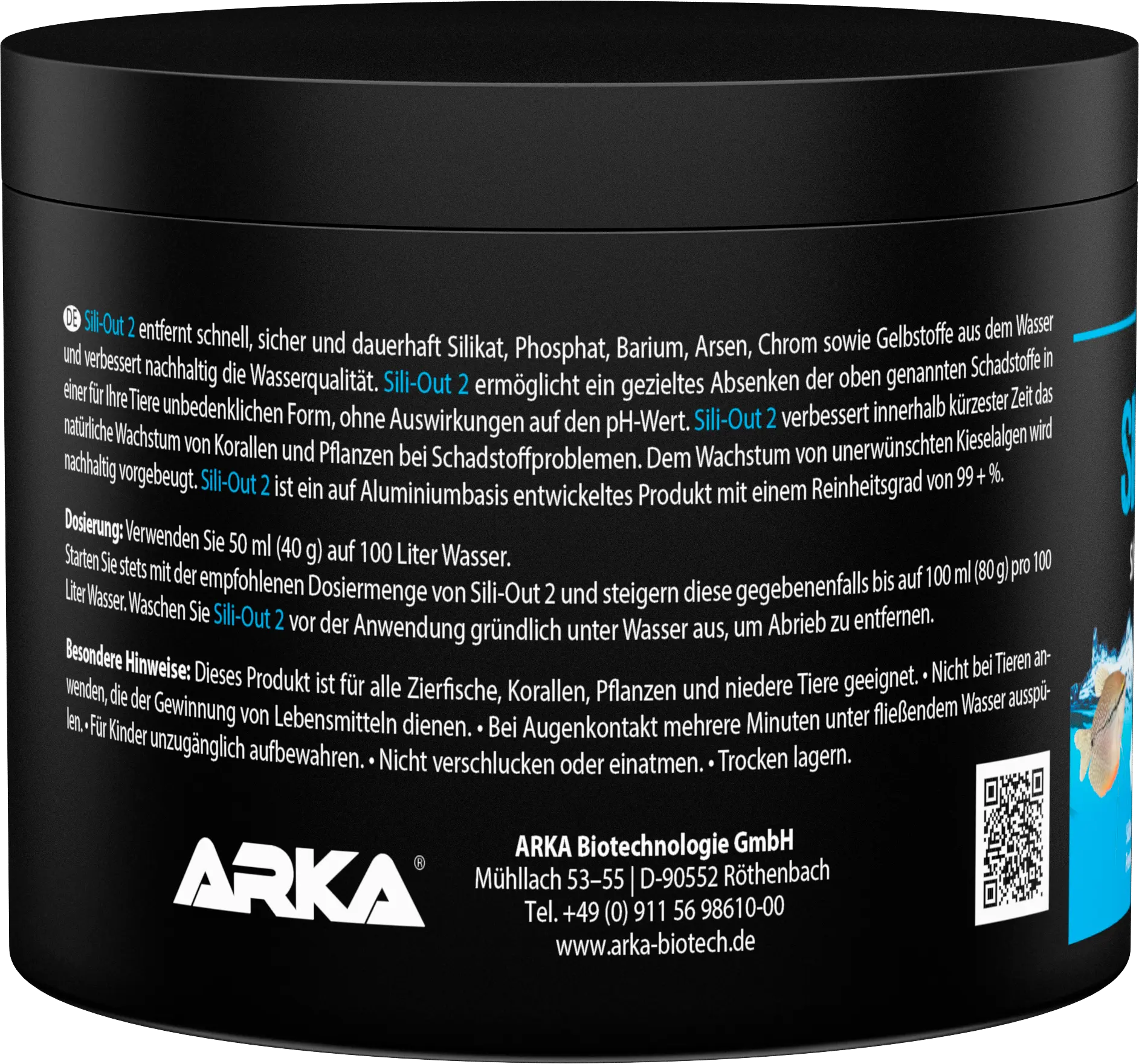 ARKA Sili-Out 2 – Ihr Premium Silikat- und Phosphatentferner für kristallklares Süßwasser!  - AS+ AquaTimo
