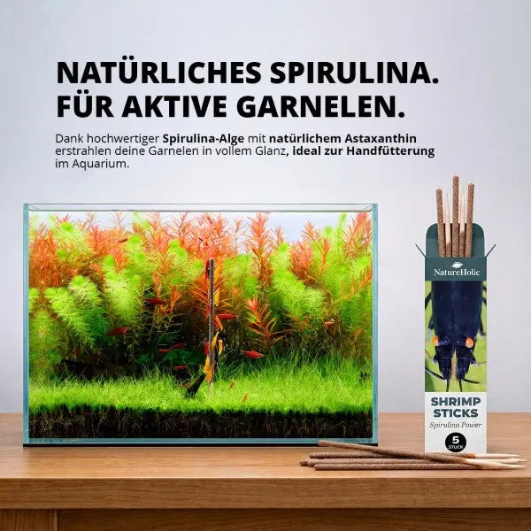 NatureHolic Shrimp Stick SpirulinaPower: Der Leckerbissen für intensive Farben AquaTimo