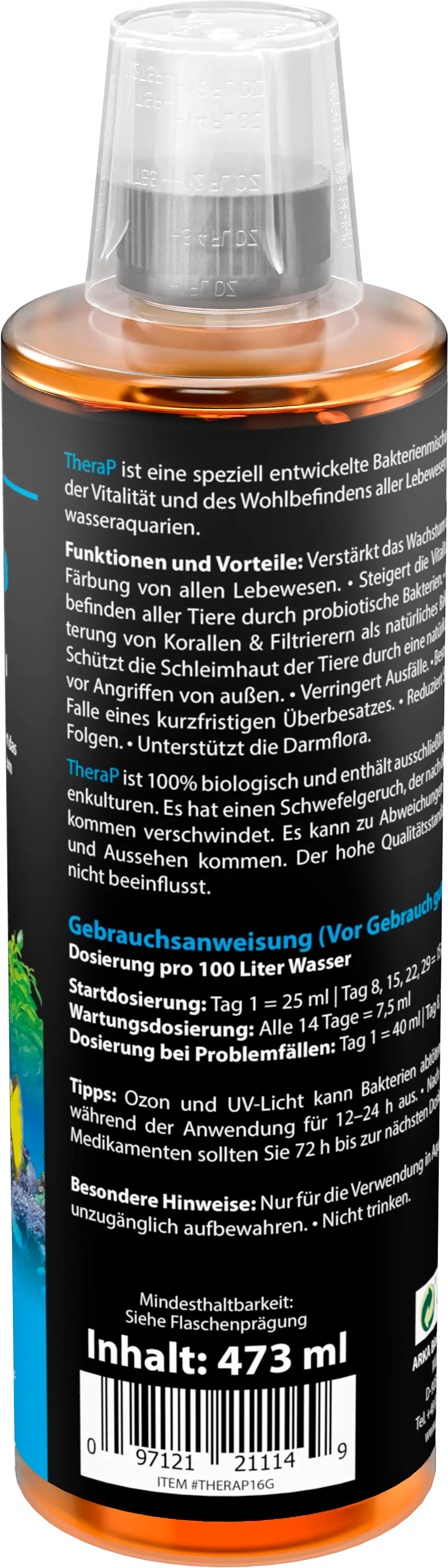 ARKA TheraP : Das Probiotische Power-Upgrade für Ihr Süßwasser-Aquarium! 🐠✨ - AS+ AquaTimo