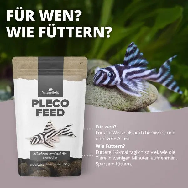 NatureHolic Plecofeed: Die professionelle Vollnahrung – Extra harte Tabs für deine Saugwelse & klares Aquarienwasser! 🛡️🌿 AquaTimo