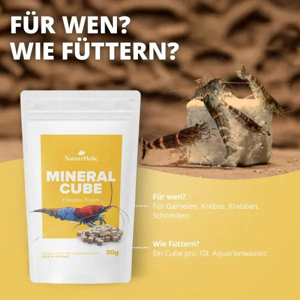 NatureHolic MineralCubes "Vitamine Power": Die smarte Mineralstoff-Versorgung & das perfekte Ferienfutter für Wirbellose! 🤩 AquaTimo