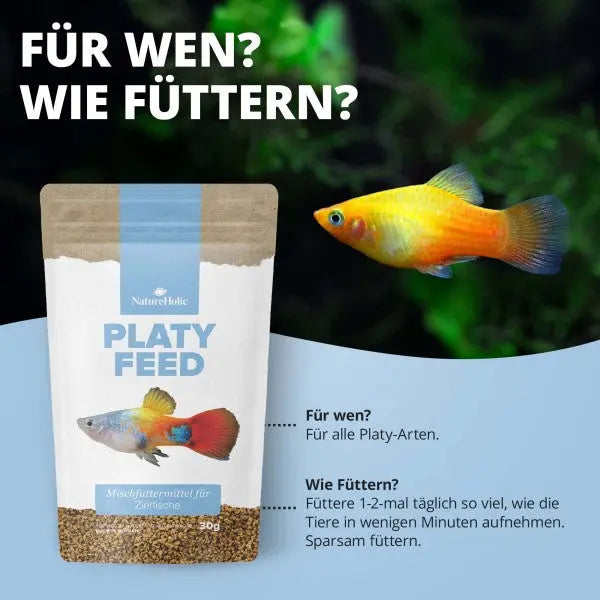 NatureHolic PlatyFeed: Der Farb-Booster für deine Lebendgebärenden! 🌈🐟 AquaTimo