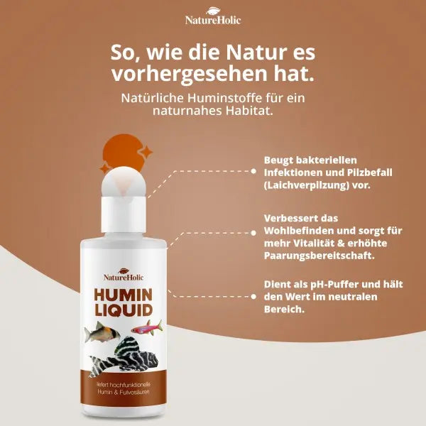 NatureHolic Crusta Humin Liquid: Dein einfacher Weg zu natürlichem, tierfreundlichem Schwarzwasser-Feeling im Aquarium! 🌳 AquaTimo