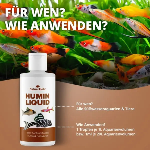 NatureHolic Crusta Humin Liquid: Dein einfacher Weg zu natürlichem, tierfreundlichem Schwarzwasser-Feeling im Aquarium! 🌳 AquaTimo