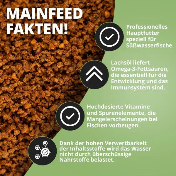NatureHolic Hauptfeed: Dein Schlüssel zu vitalen Fischen & klarem Wasser AquaTimo