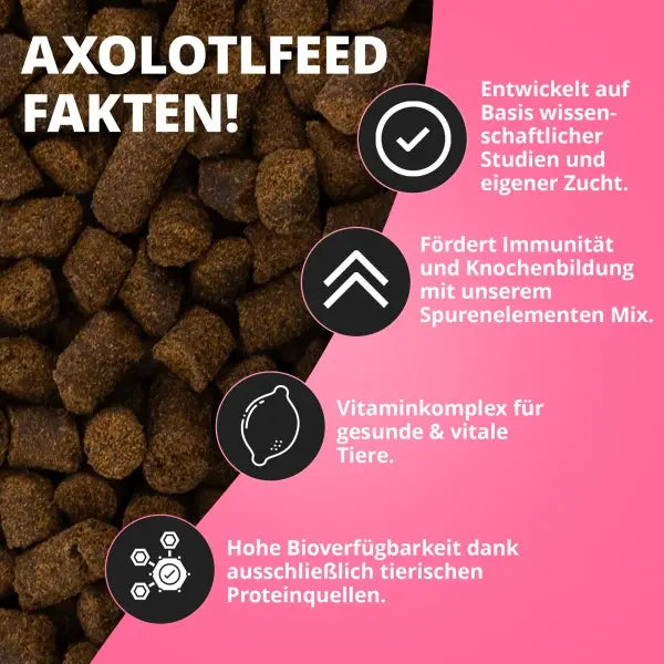 NatureHolic AxolotlFeed: Das Softfutter mit LT71 Power für dein Axolotl Aquarium! AquaTimo