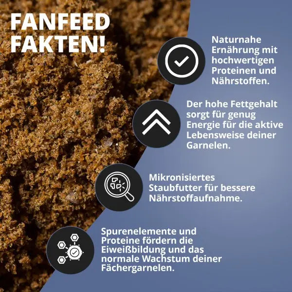 NatureHolic Fanfeed: Das protein- und energiereiche Alleinfutter für deine Fächergarnelen (Fan Shrimp)! 🌊🍤 AquaTimo
