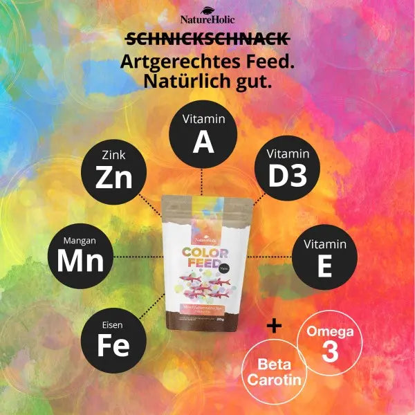 NatureHolic Nano Color Feed: Farbenpracht und Vitalität für Nano Fische AquaTimo