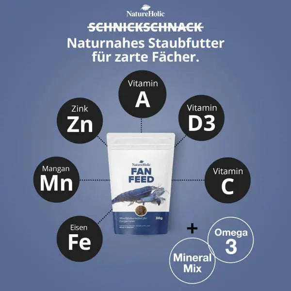 NatureHolic Fanfeed: Das protein- und energiereiche Alleinfutter für deine Fächergarnelen (Fan Shrimp)! 🌊🍤 AquaTimo