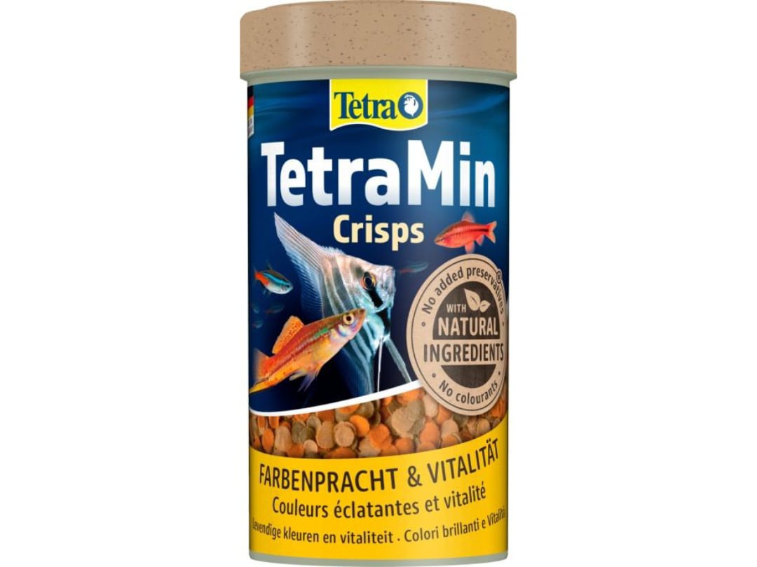 TetraMin Crisps – Premium-Hauptfutter für kräftige Farben & vitale Zierfische  - AS+