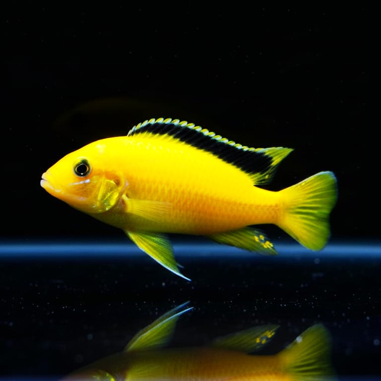 Labidochromis caeruleus "Yellow" – Der strahlend gelbe Klassiker im Malawi-Aquarium