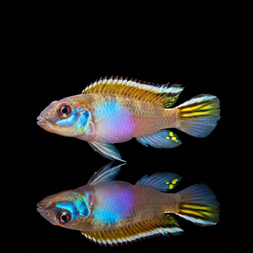 Blauer Kongocichlide – Nanochromis parilus (Wildform aus dem Kongo)