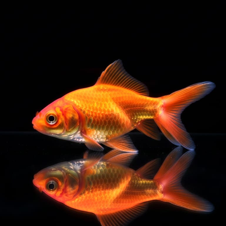 Goldfisch Orange  - Carassius auratus 🧡