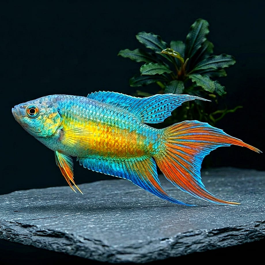 Paradiesfisch „Neon Blau“ (Macropodus opercularis BLUE)