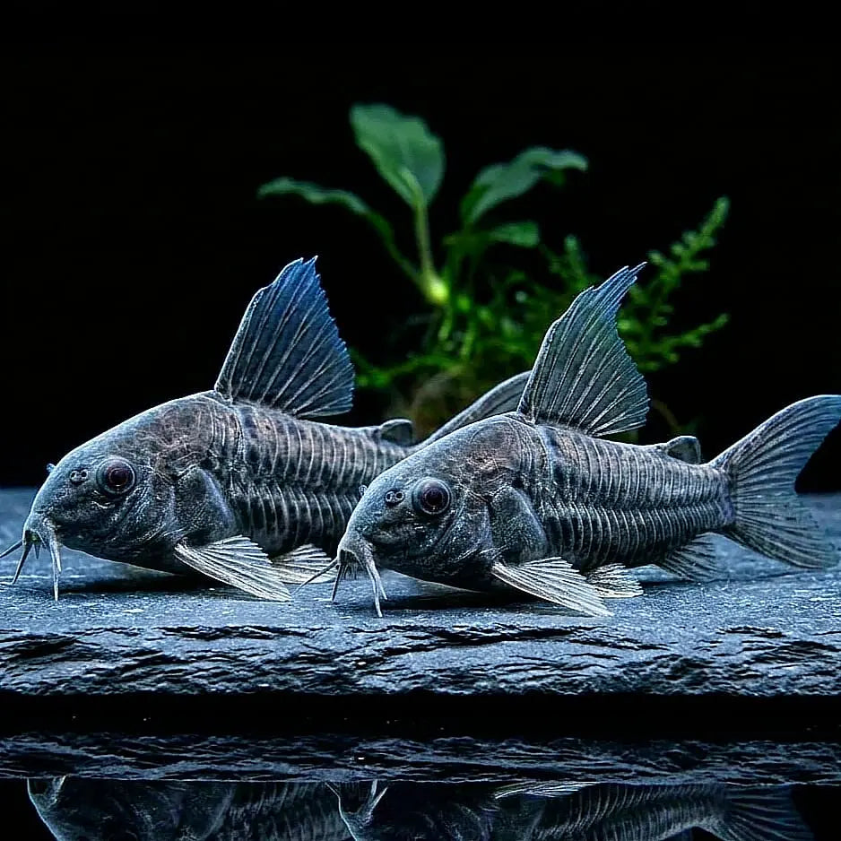 Corydoras aeneus VENEZUELA BLACK - 🖤 Schwarzer Metallpanzerwels AquaTimo